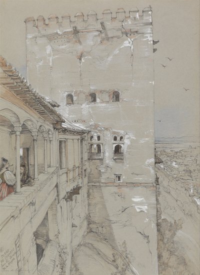 La Torre de Comares, Alhambra, 1835 - John Frederick Lewis